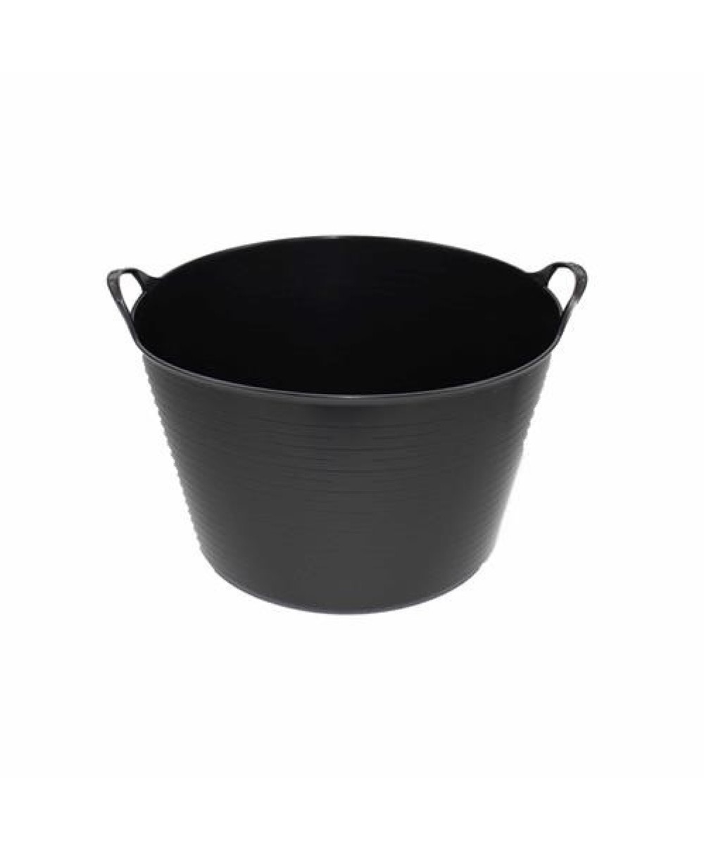 Coș cauciuc flexibil, 27L, cu mânere, negru / ZTS5645