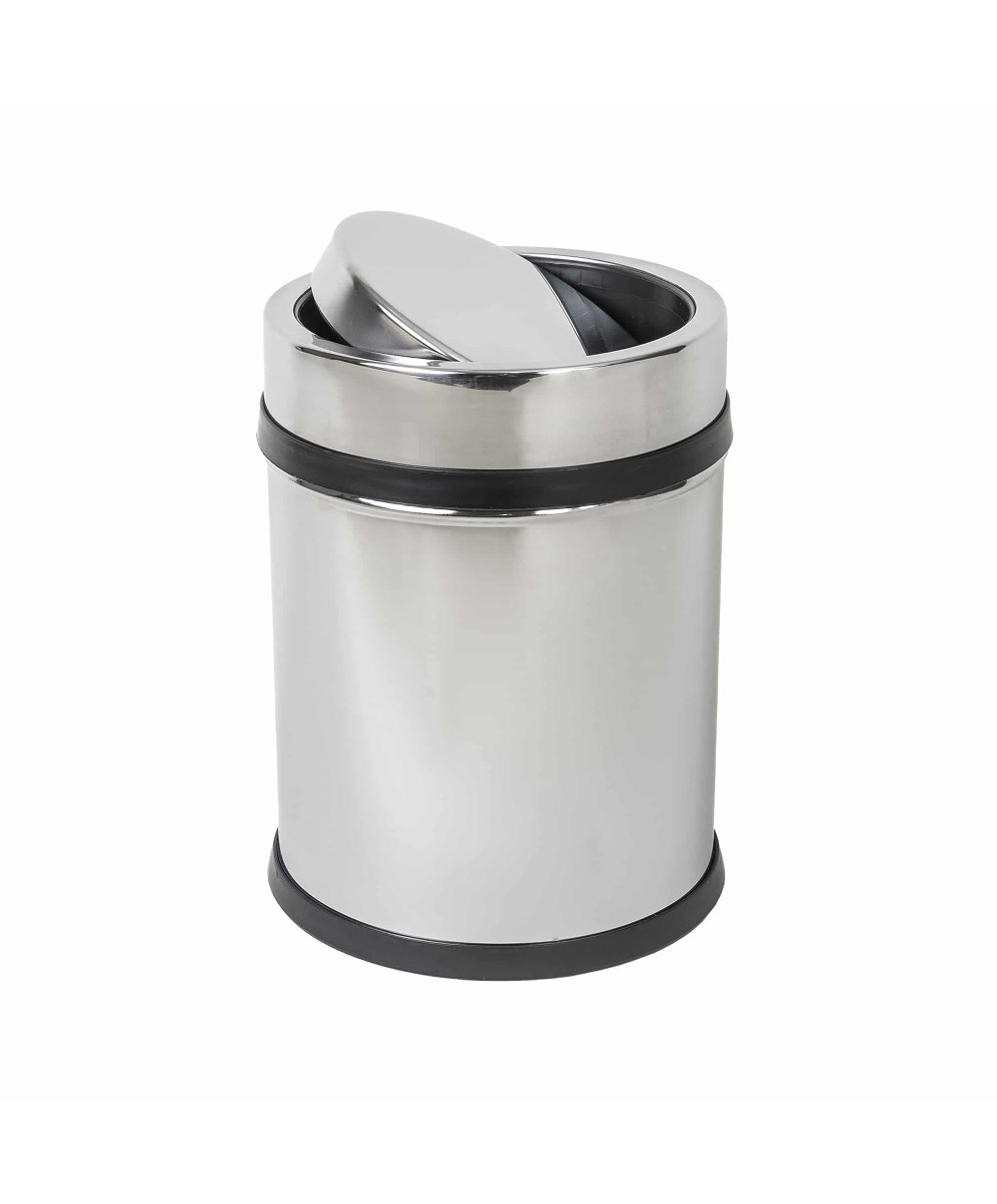 Cos menajer, capacitate 8 Litri din inox, capac rotativ / ZLN 4575