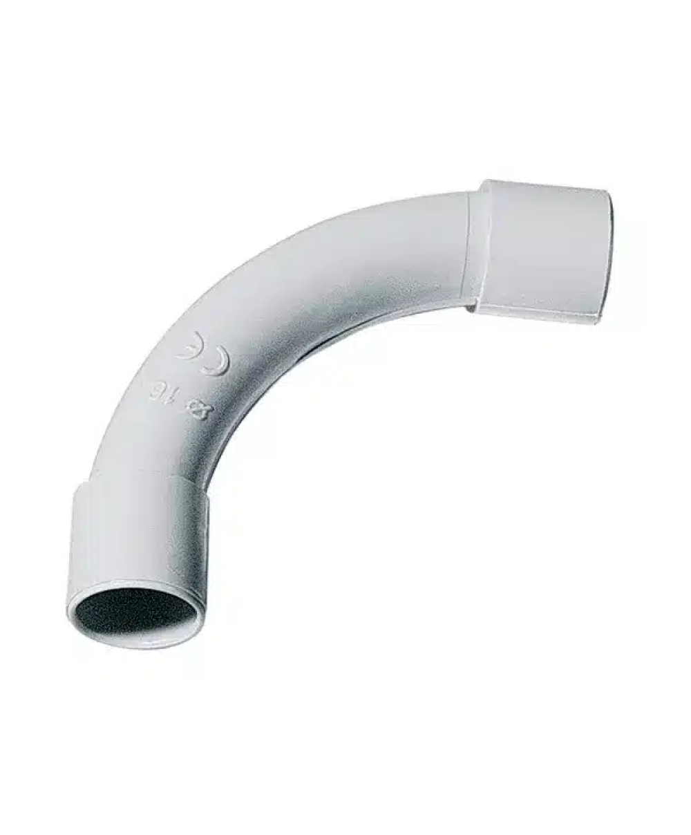 Cot pentru teava RKS 20 mm F-HAL, GW, gri RAL 7035 / DX40120