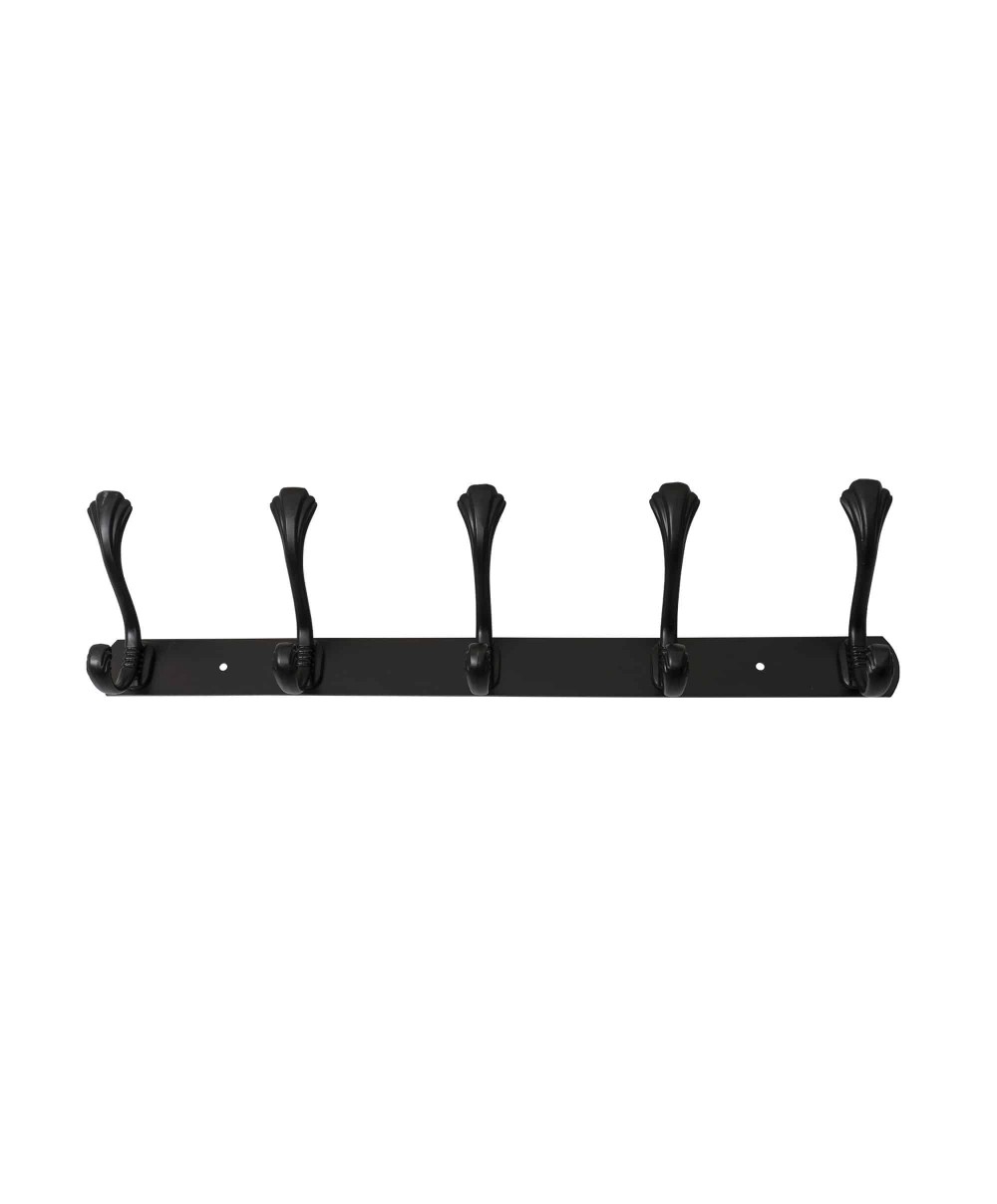 Cuier metalic cu 5 agatarori, lungime 44.5cm, negru Z-TOOLS / ZTS 8148
