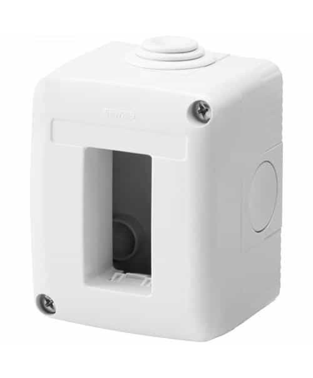 Cutie aparentă 1 post, IP40, Gewiss / GW27001