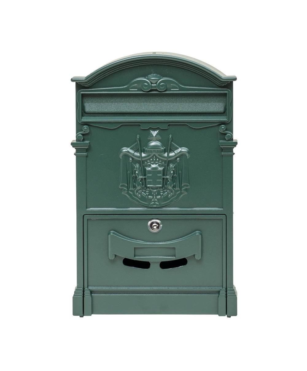 Cutie postala metalica pentru exterior, 410x260x90mm, verde Z-TOOLS / ZTS 5579_V