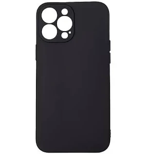 Husa Apple iPhone 15 Pro , Luxury Silicone, catifea in interior, protectie camere, neagra
