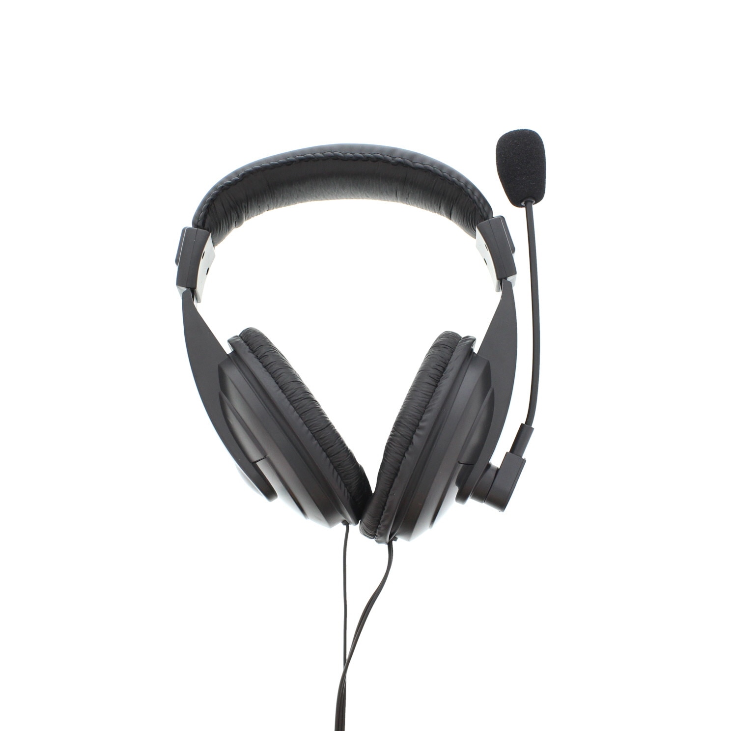 Casti stereo cu microfon Well, lungime cablu 1.8 metri, conexiune jack 3.5 mm, diametru difuzor 40 mm, impedanta 32 Ohm, negre