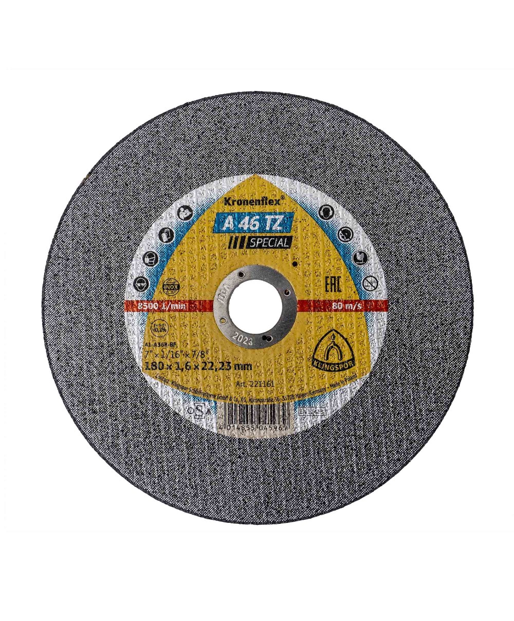 Disc debitare Klingspor A 46 TZ Special, 180x1,6x22.23mm / D 130312