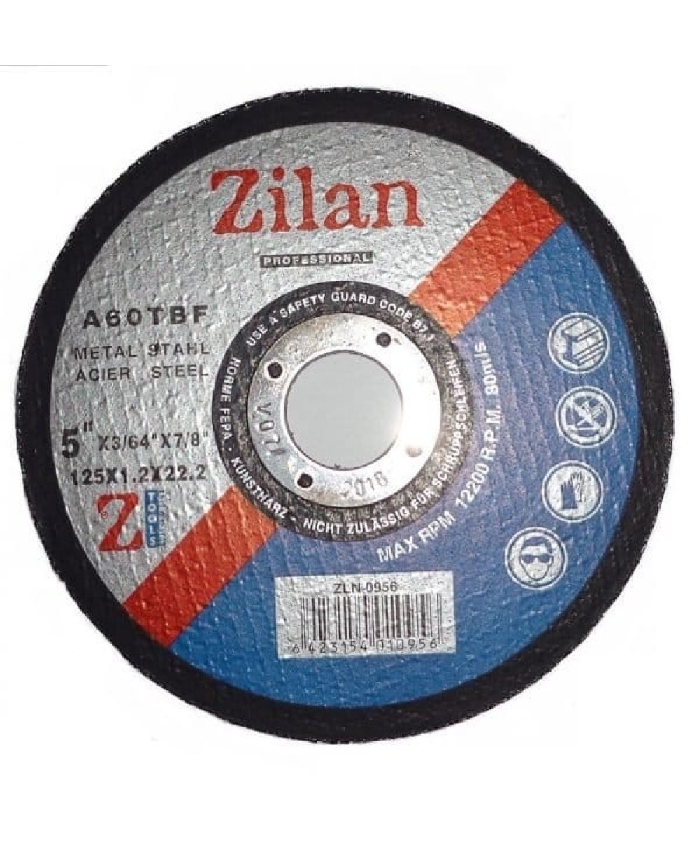 Disc debitat metal 125x1,2x22,2 mm / ZLN 0956