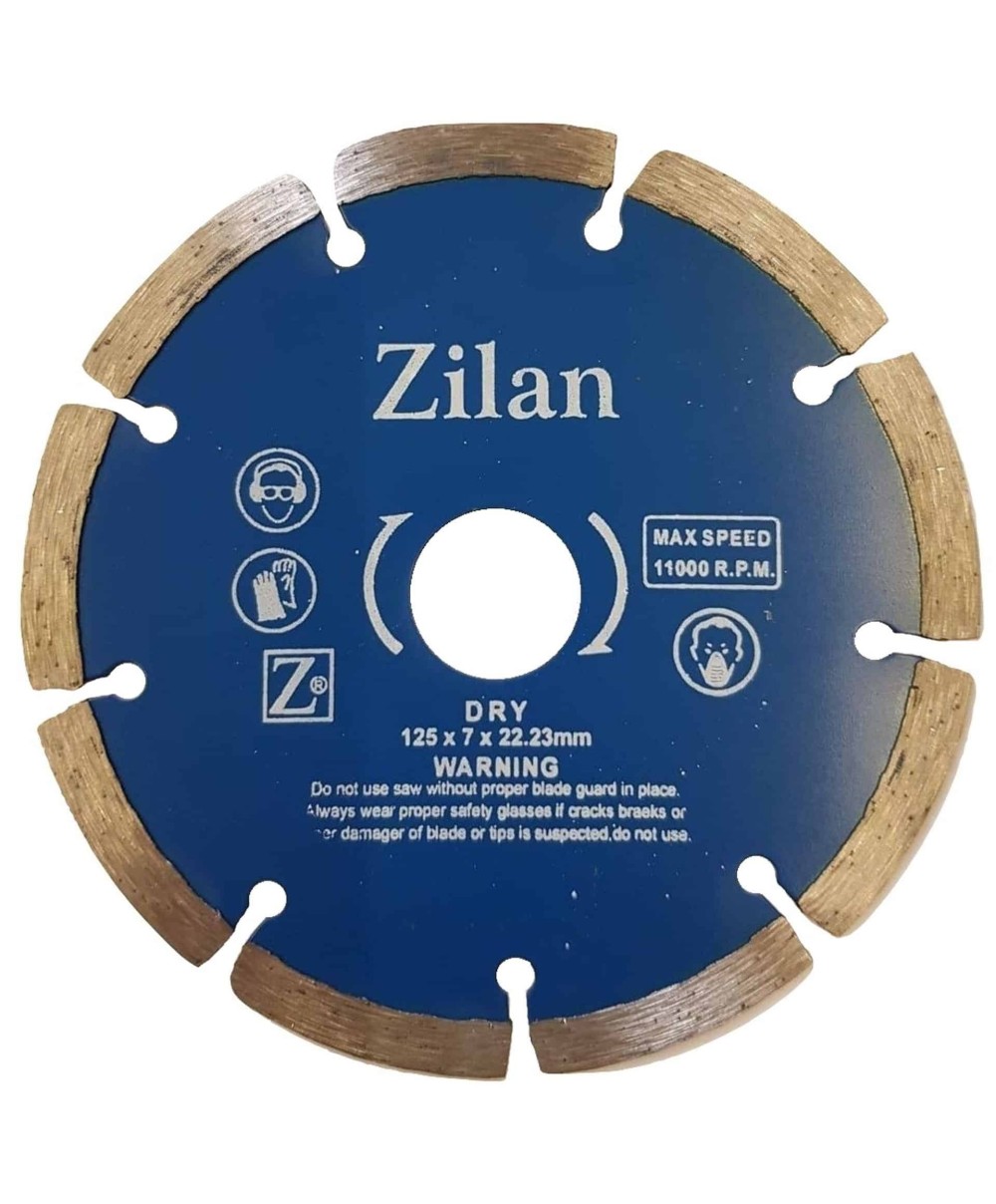 Disc diamantat segmentat 125x7x22.23mm / ZLN 1052