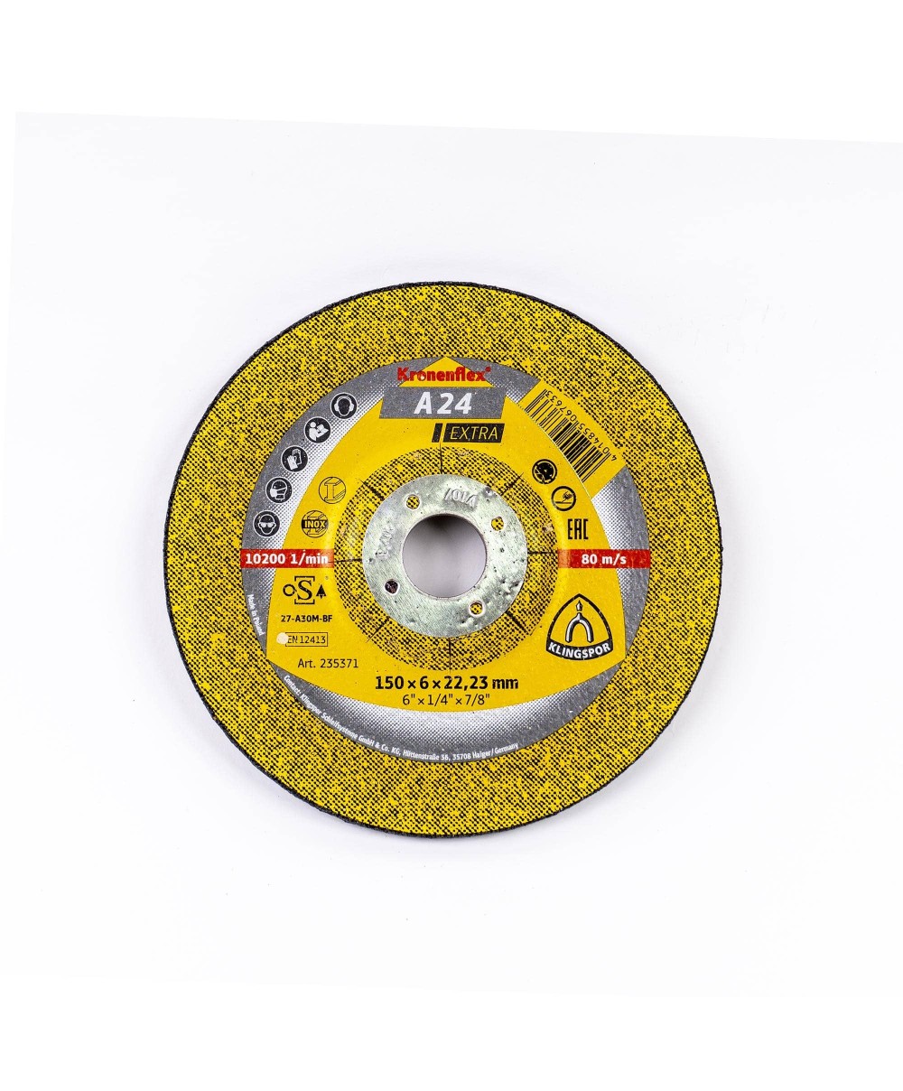Disc polizat Klingspor A 24 Extra 150x6x22.23mm / EXT 235371