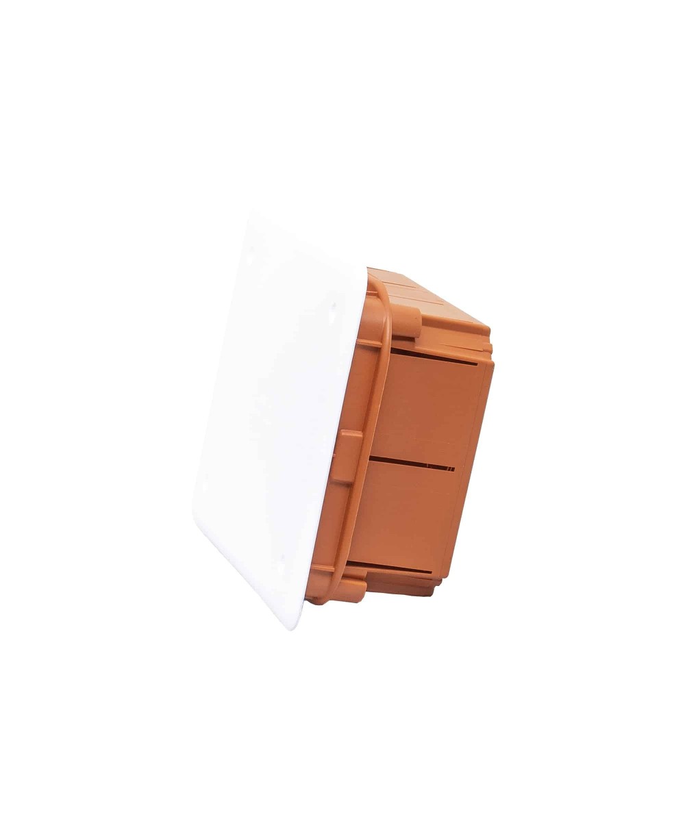 Doza de legatura cu capac, montaj incastrat, 118x96x50mm, Gw 48002 / EXT 10607