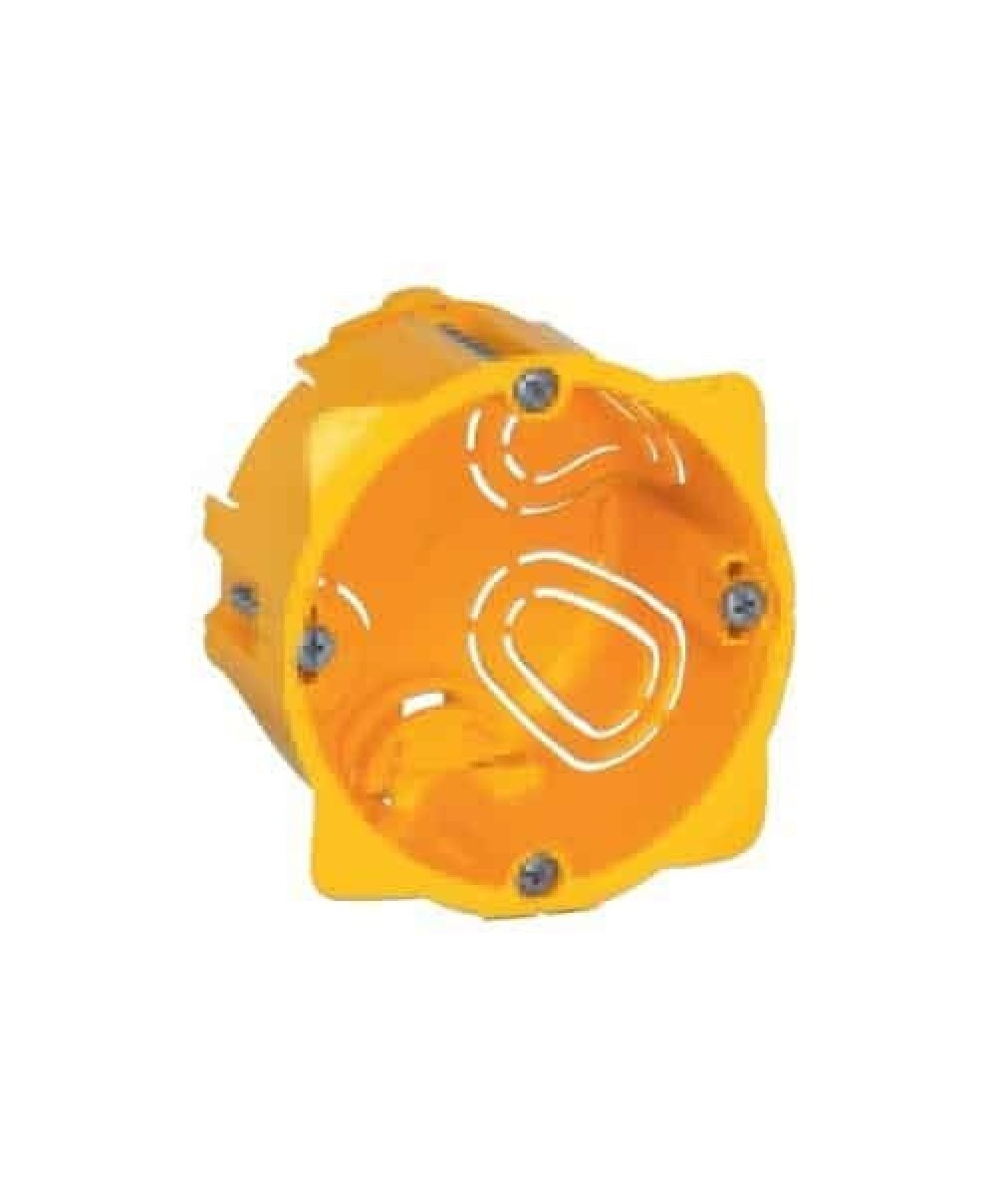 Doza simpla pentru rigips IP3X, galben Z-TOOLS / 08-21048-001