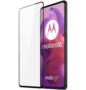 Folie de sticla Motorola Moto G24 Power, Full Glue 111D, margini negre