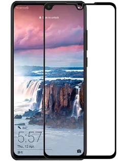 Folie sticla Huawei P30, Full Glue 111D, margini negre