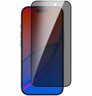 Folie de sticla Apple iPhone 16 Plus, Full Glue Privacy, margini negre