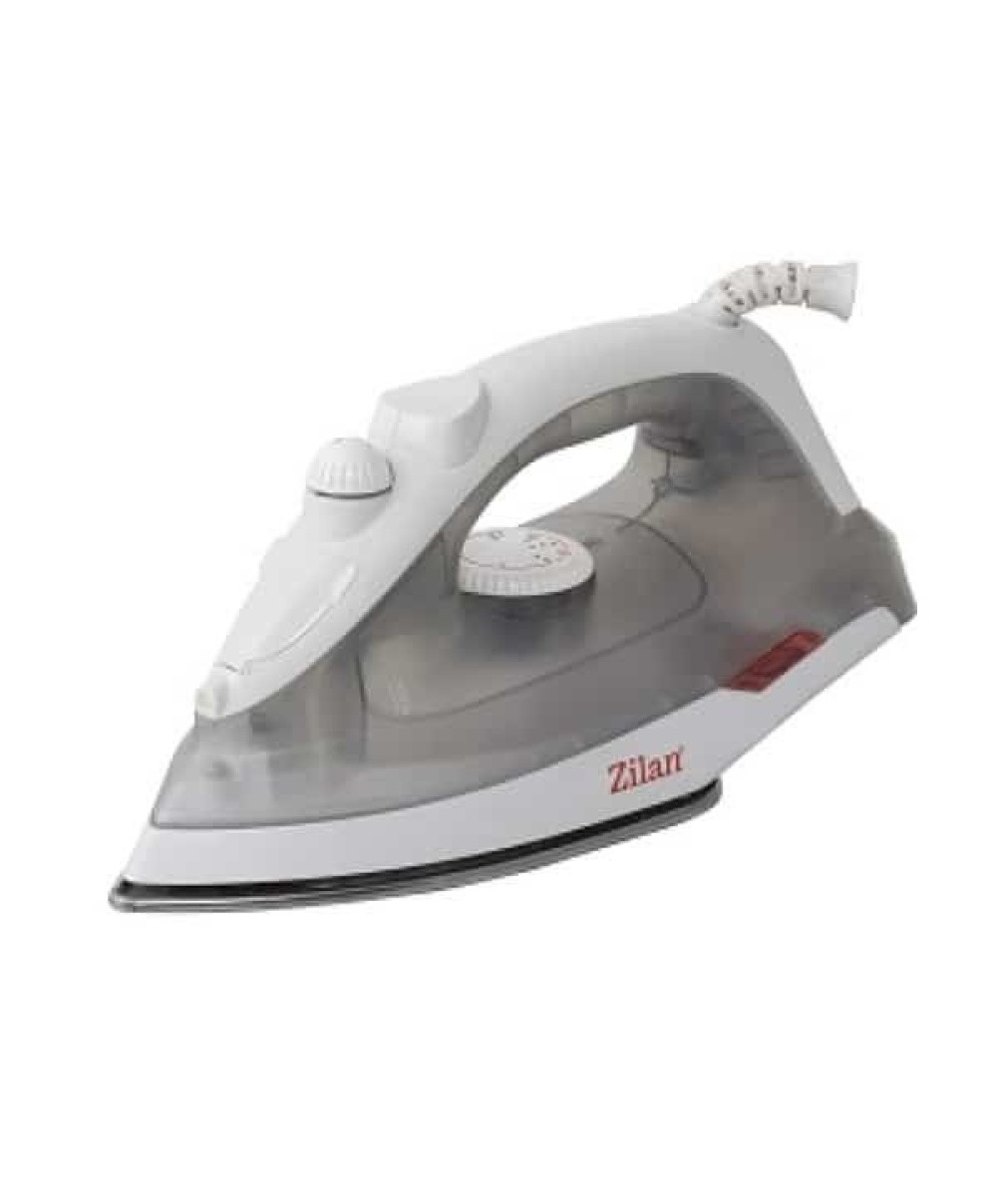 Fier de calcat cu talpa din inox Floria, culoare Alb/Gri, putere 1600W, 180ml / ZLN 8429