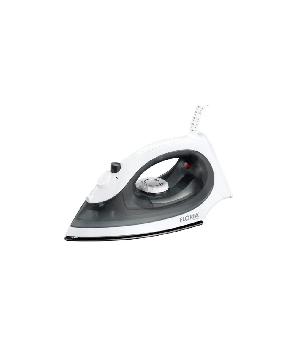 Fier de calcat, putere 1500W, talpa din aluminiu, temperatura reglabila, gri FLORIA / ZLN3850