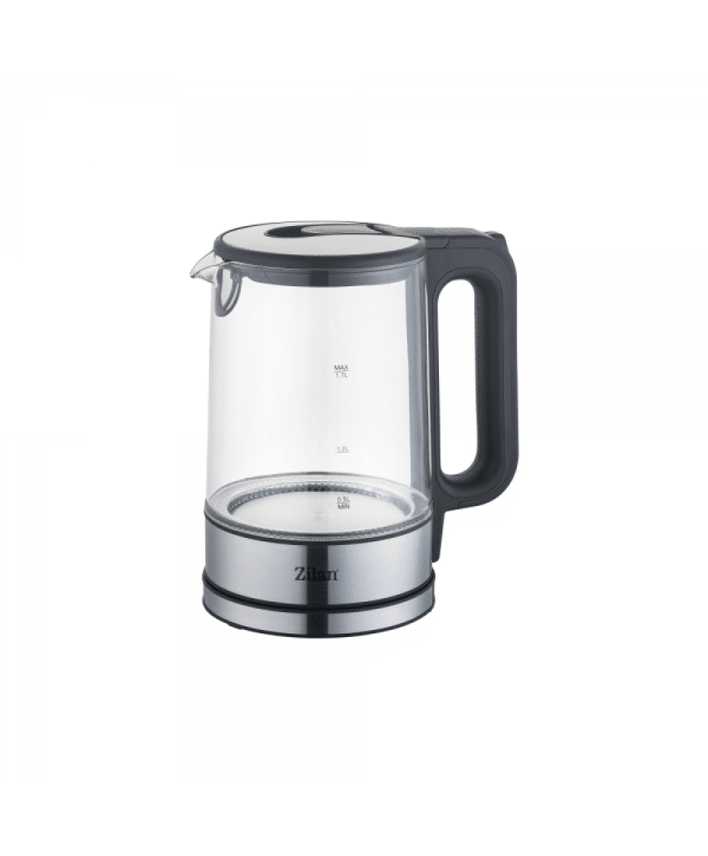 Fierbator cu LED, capacitate 1.7L, putere 2200 W, transparent / ZLN 1796