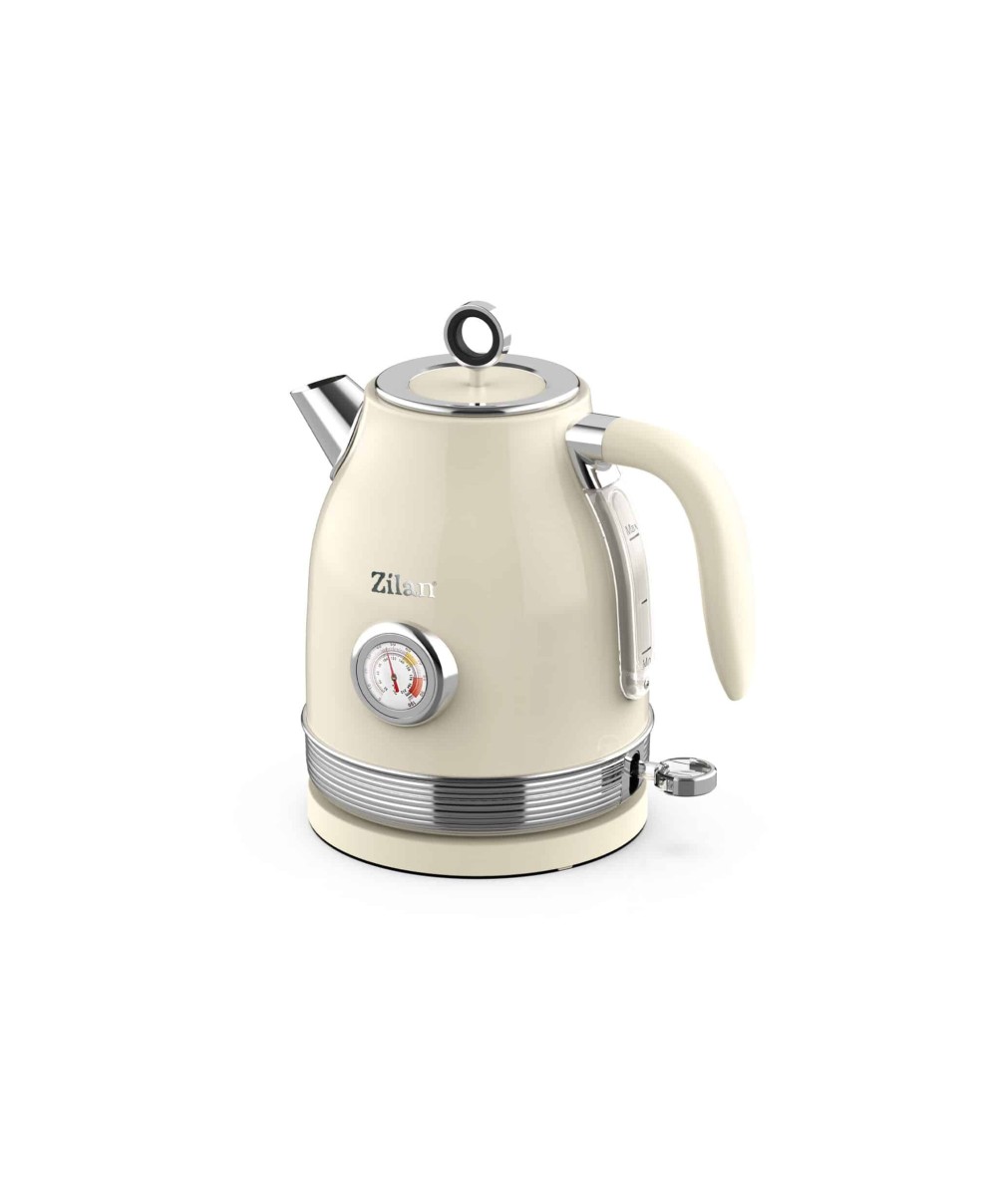 Fierbator RETRO, capacitate 1.7l, Putere 2200W, rotire 360, crem ZILAN / ZLN 1184