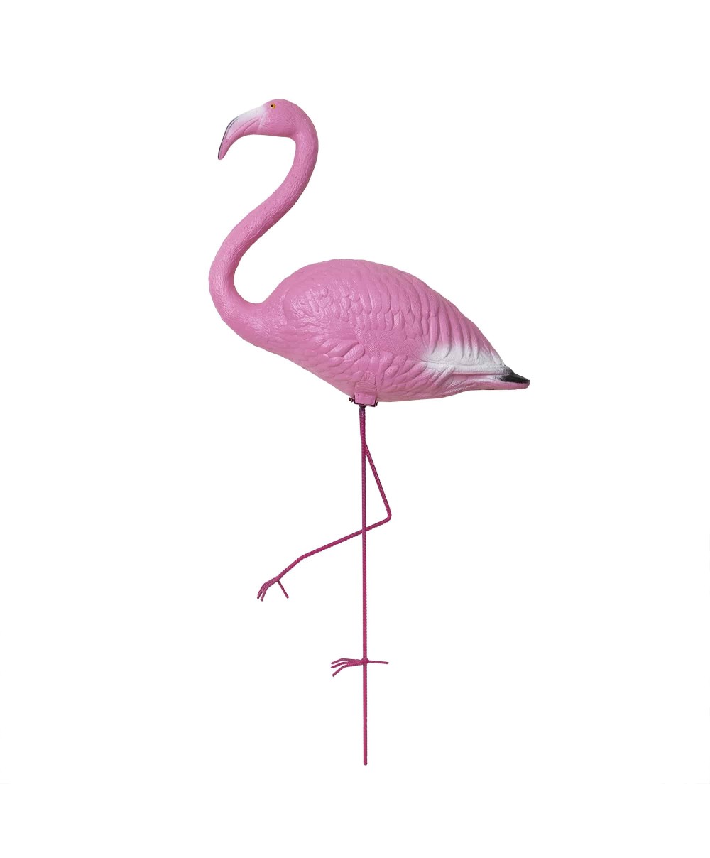 Flamingo decorativ pentru gradina, inaltime 100cm / EXT 9785