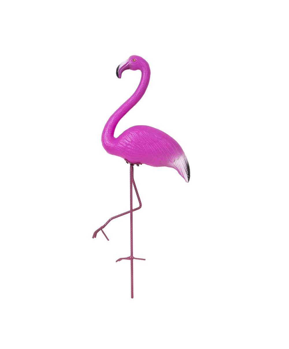 Flamingo decorativ pentru gradina, inaltime 65cm / EXT 6072
