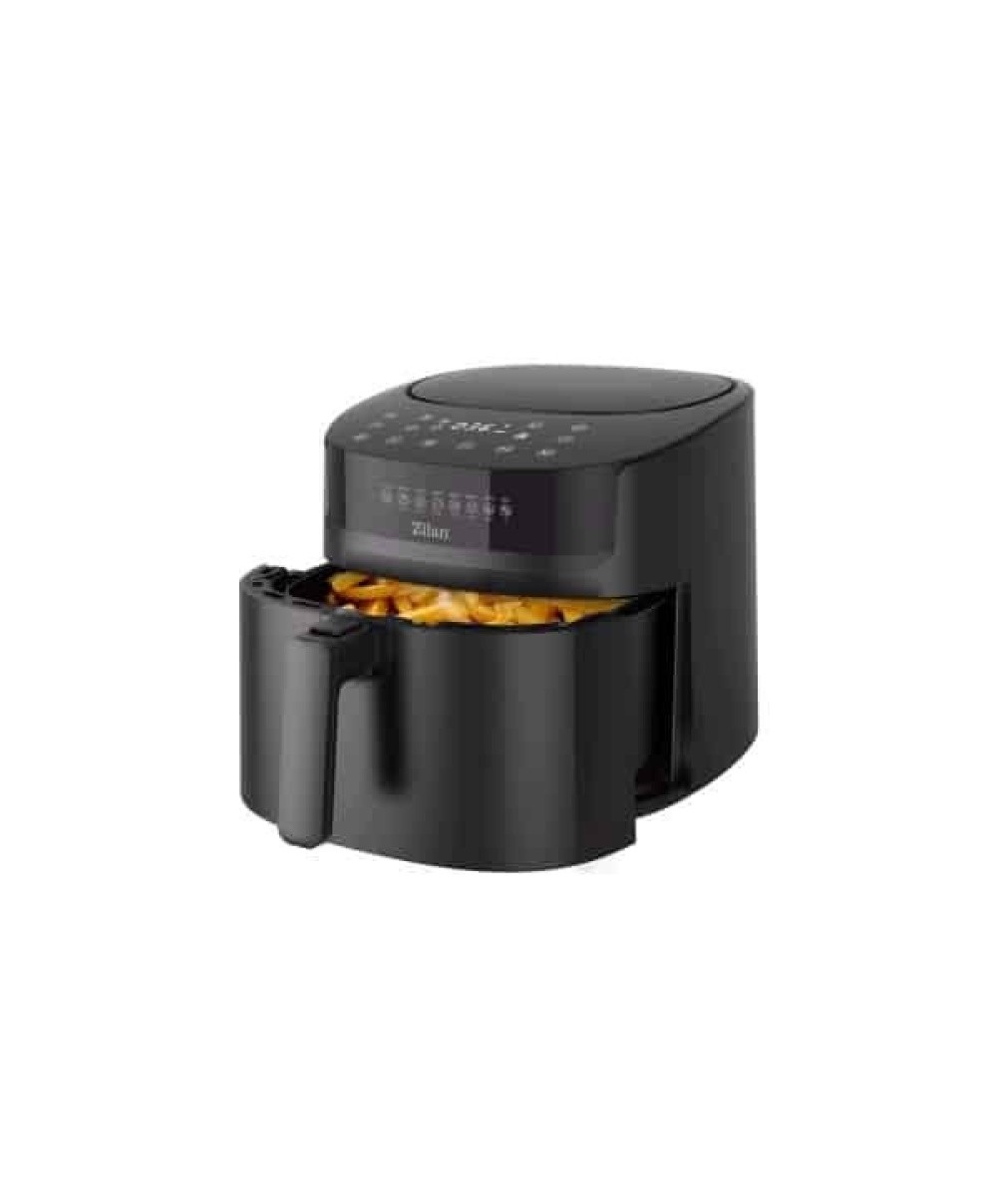 Friteuza cu aer cald, putere 1800 W, capacitate 6.5l, ecran digital, negru / ZLN 7999