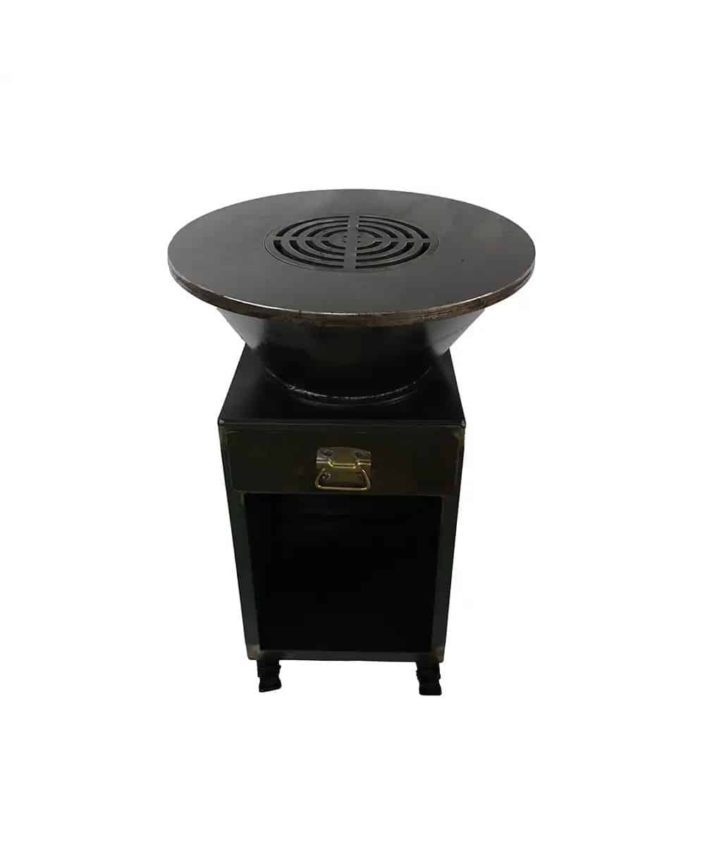 Grătar cu plită rotundă 95x75 cm, Z-TOOLS / EXT5886