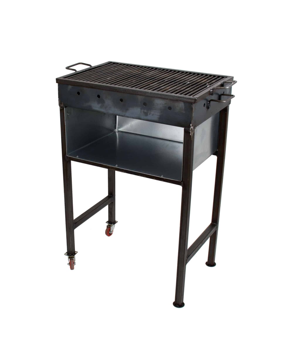 Gratar metalic pe carbuni 62x43x92 cm / 4878