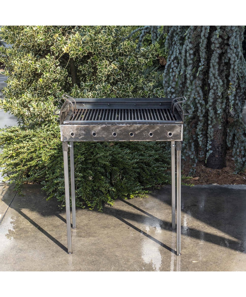Gratar metalic pe carbuni cu 2 nivele 60x37cm / EXT 5720