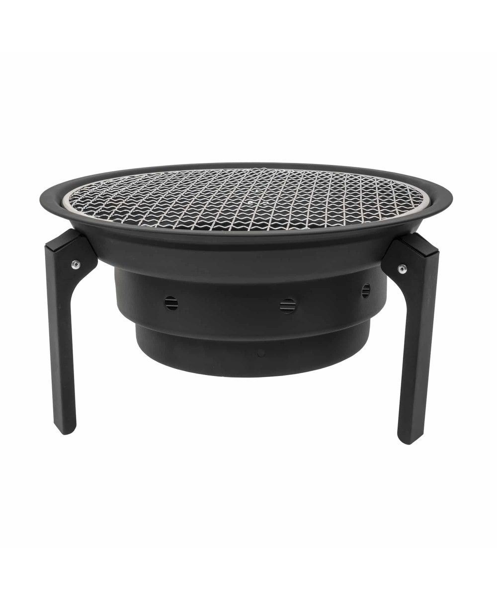 Gratar metalic pentru camping, pliabil, rotund, diametru 35cm Z-TOOLS / ZTS 9088