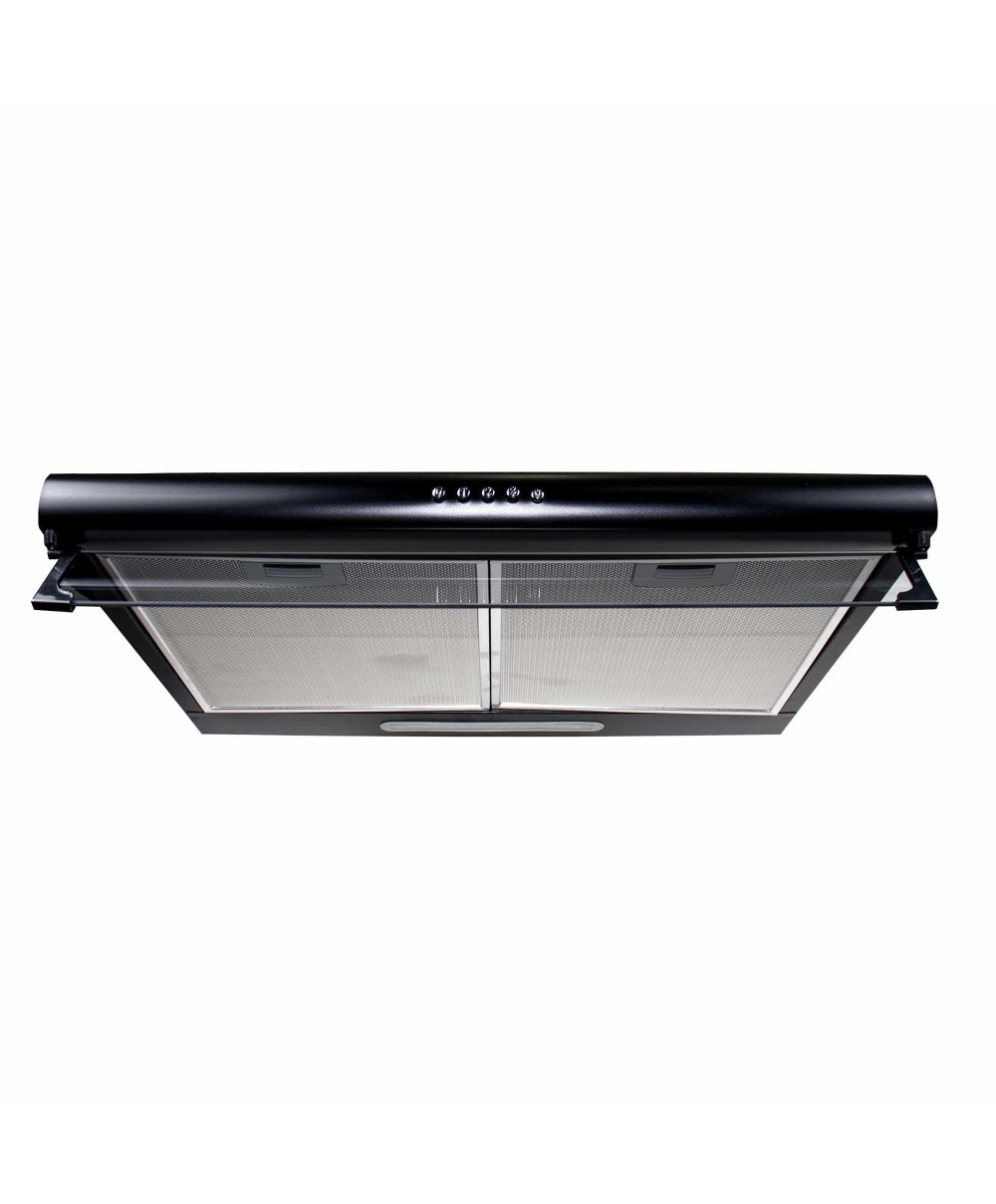 Hota perete, 3 trepte viteza, 2 motoare, 2 x 95w, iluminare led, 16x53x63 cm, negru / ZLN 6201