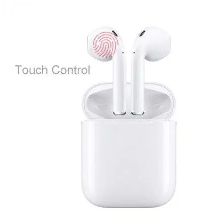 Casti wireless i11, TWS, Bluetooth 5.0, microfon, touch control, albe 2