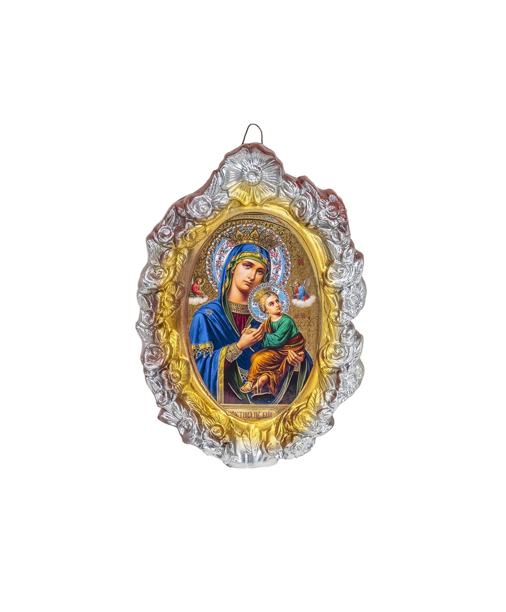 Icoana mica cu flori de perete, 26x18cm / EXT 6185