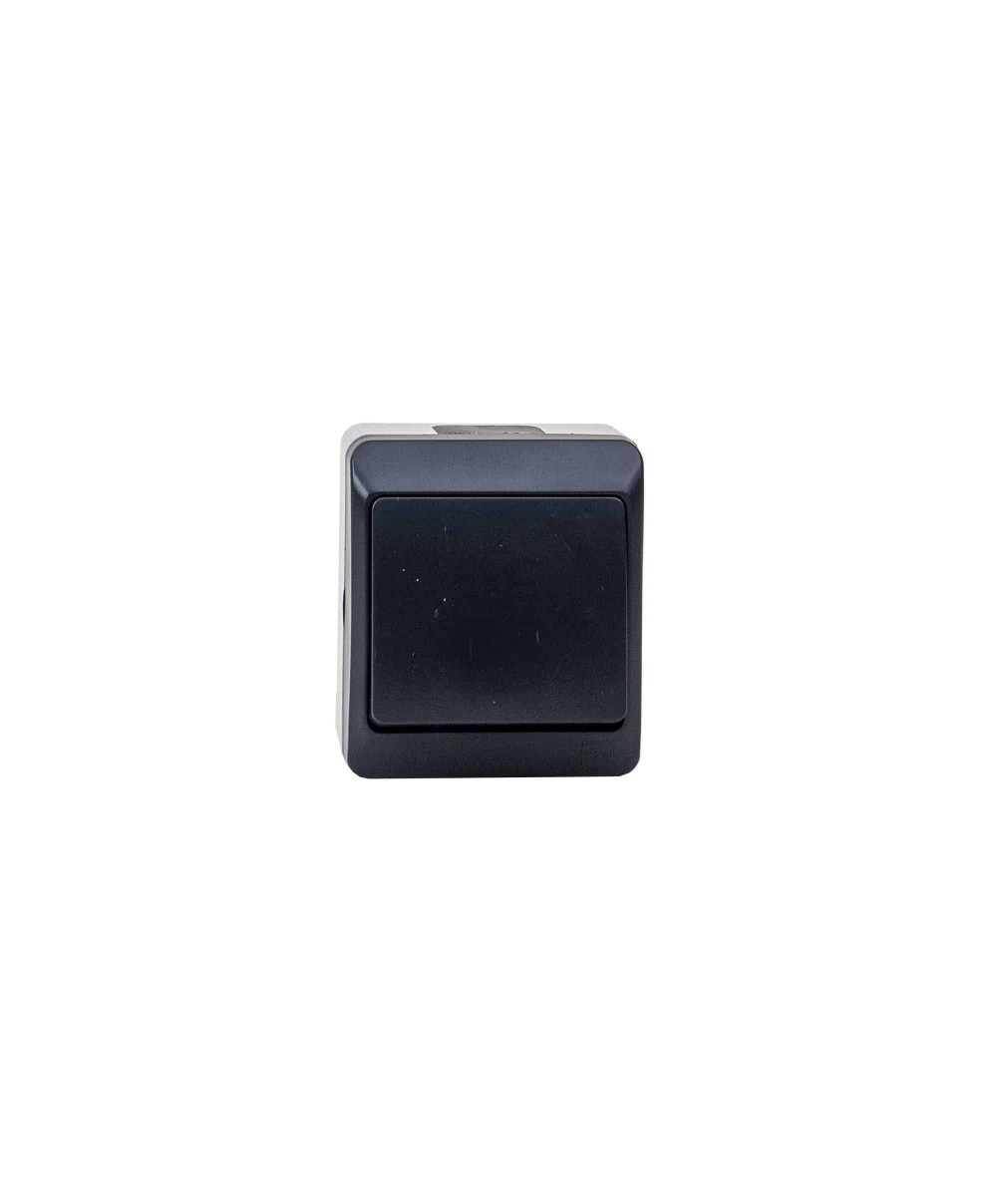Intrerupator cap scara HERMES, alb-negru 10A/250V, IP44 / ELPL-0331-07