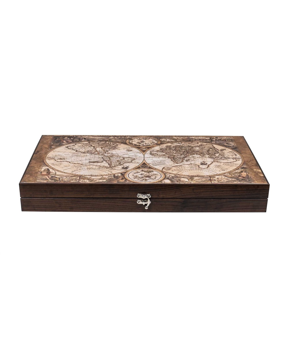 Joc de table din lemn lacuit 50x50cm / ZTS 5512