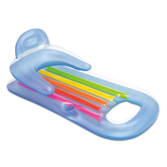 Saltea Scaun Gonflabil cu Spatar & Husa 1.60x0.85m - Intex 2