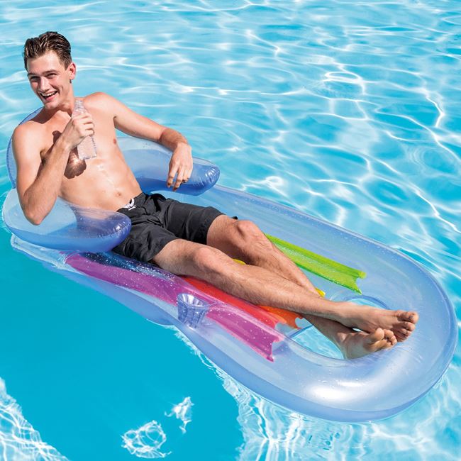 Saltea Scaun Gonflabil cu Spatar & Husa 1.60x0.85m - Intex 4