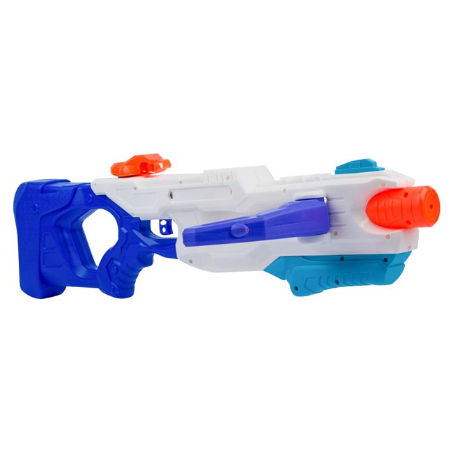 Pistol de Apa din Plastic Alb cu 3 Tevi 59cm 3