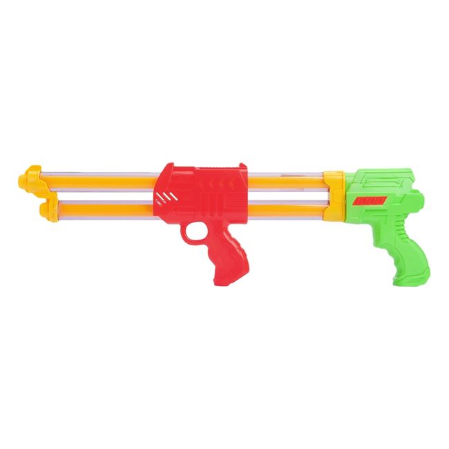 Pistol de Apa din Plastic Tub Transparent cu 2 Tevi 52cm 3