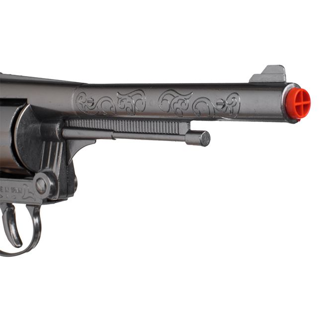 Pistol Revolver Cowboy cu Capse (12 gloante) 2
