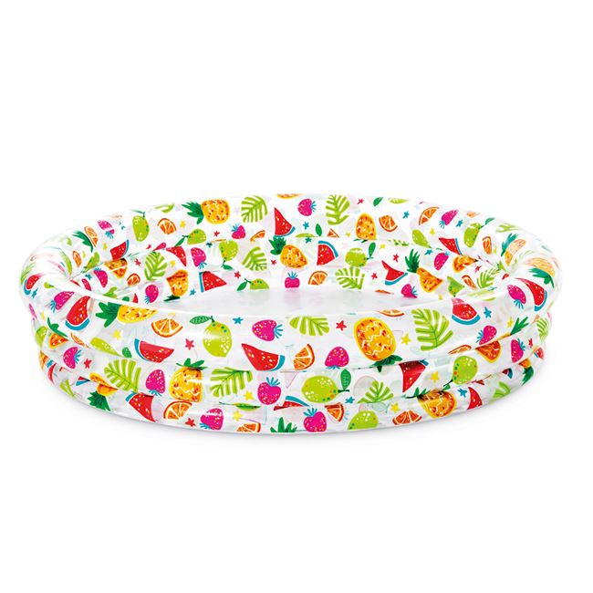 Piscina cu Model Flamingo Fructe pentru Copii Ø1.22m x 0.25cm - Intex 4