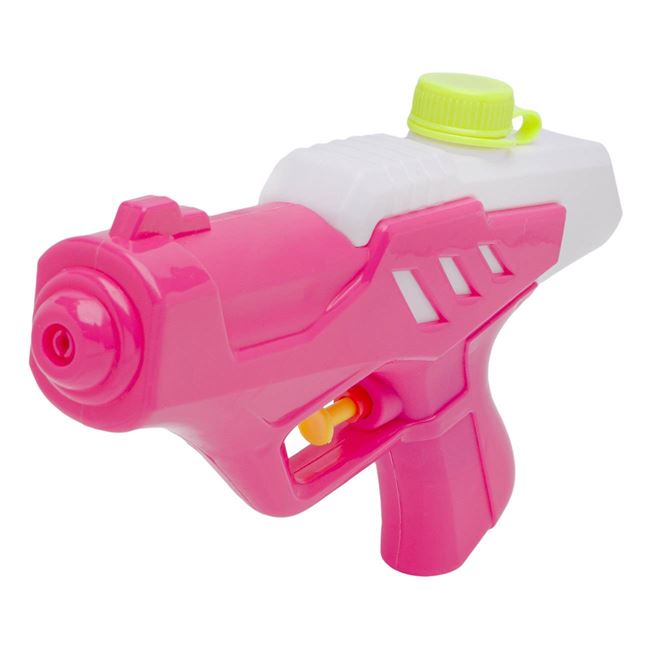 Pistol de Apa din Plastic Fucsia Alb 20cm 2