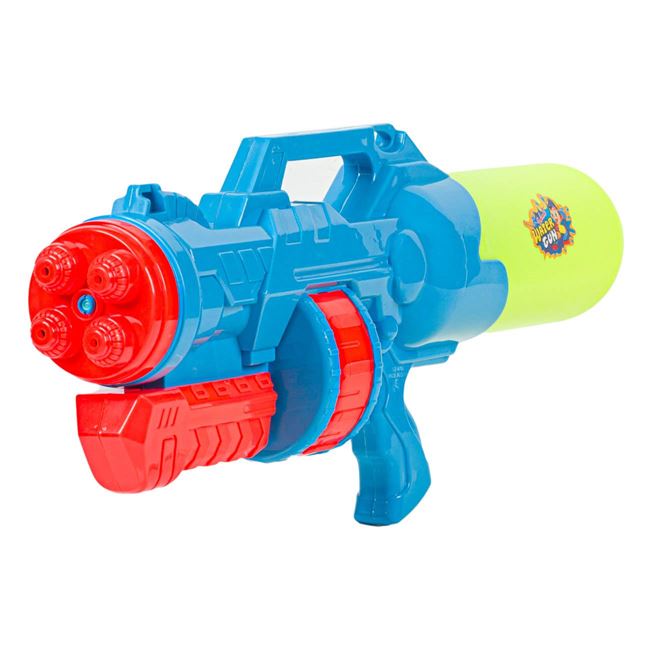Pistol de Apa din Plastic Bleu Galben 56cm 2