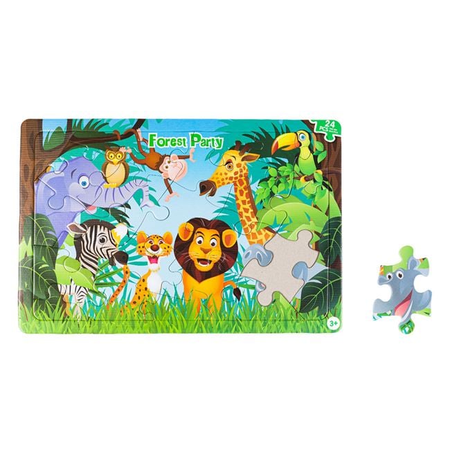 Puzzle Animale Jungla (24 de piese) 2