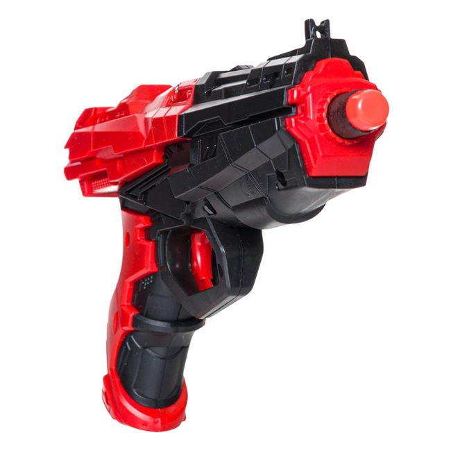 Pistol Shooter Blaze Storm Negru Rosu & 5 Sageti 2