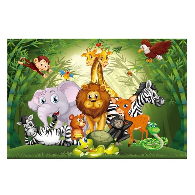 Puzzle Animale in Padure (104 piese) 2