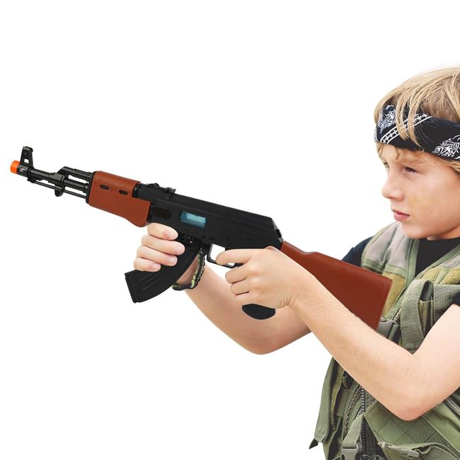 Arma Jucarie Kalashnikov cu Efecte Sonore & Lumina 2