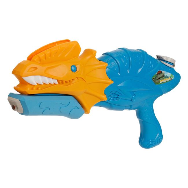 Pistol de Apa Albastru Portocaliu Dinozaur 42cm 2