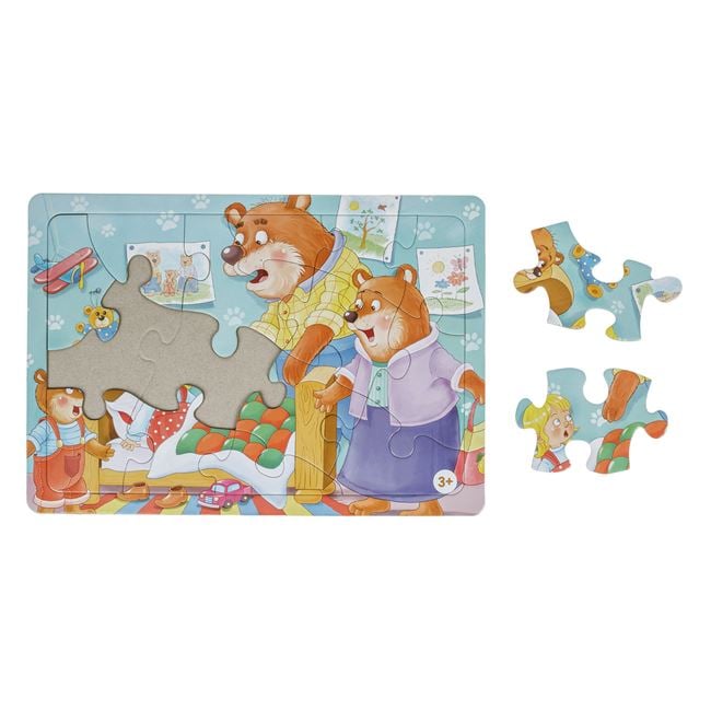 Puzzle Bucle de Aur si Cei Trei Ursi (15 piese) 2