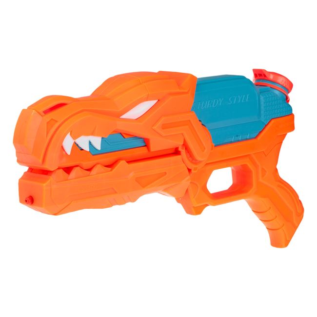 Pistol de Apa Portocaliu Bleu Dragon din Plastic 37cm 2