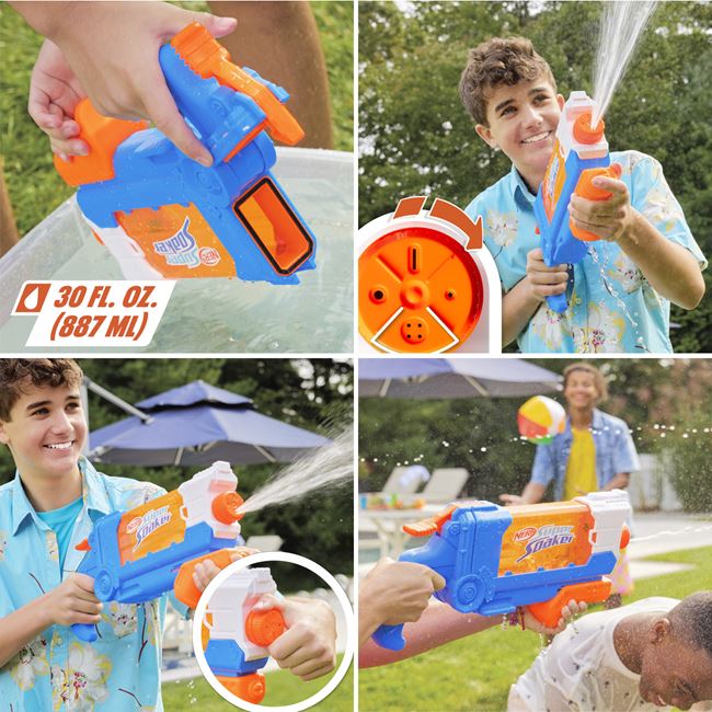 Arma Nerf Suer Soaker Flip Fill - Hasbro 3