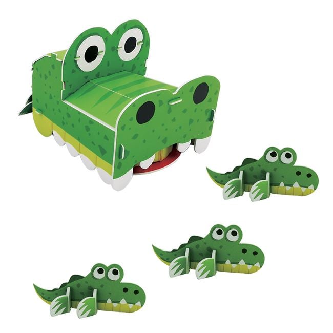 Puzzle - Constructie 3D Dinozaur cu Miscare (21 de piese) 2